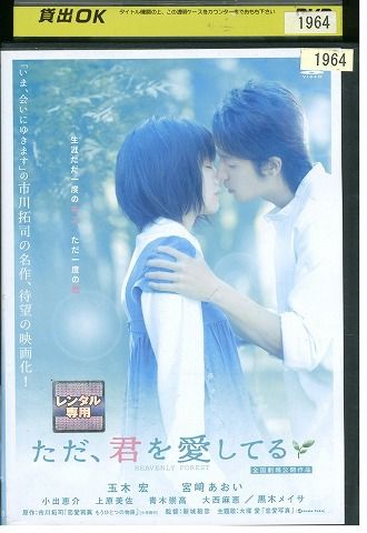 【中古】 DVD ただ、君を愛してる 玉木宏 宮崎あおい レンタル版 ZM01941