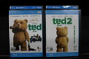 【中古】 ブルーレイ テッド + テッド2 2本セット ted マーク・ウォールバーグ ※ケース無し発送 レンタル落ち Z4T2436