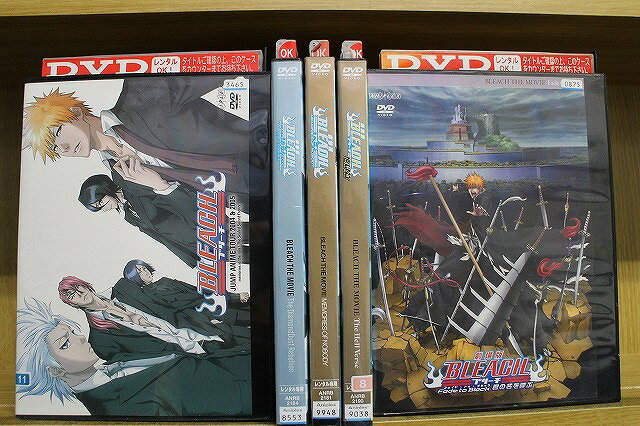 DVD 劇場版 BLEACH ブリーチ + ジャプアニメツアー 2004&amp;2005 計5本セット ※ケース無し発送 レンタ..