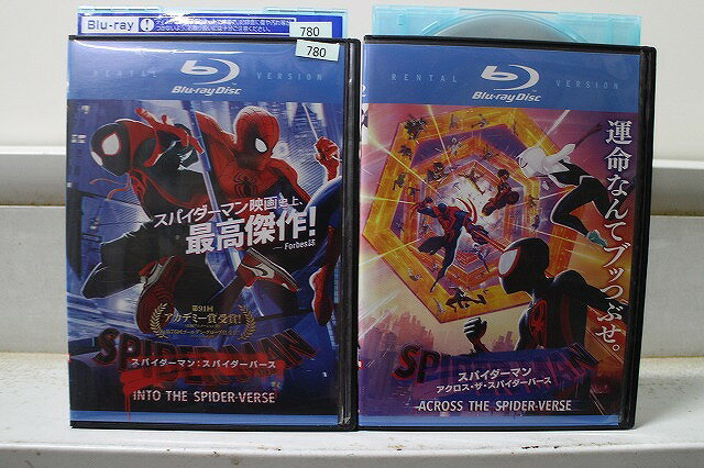 【中古】 ブルーレイ スパイダーマン スパイダーバース + アクロス・ザ・スパイダーバース 2本セッ ...