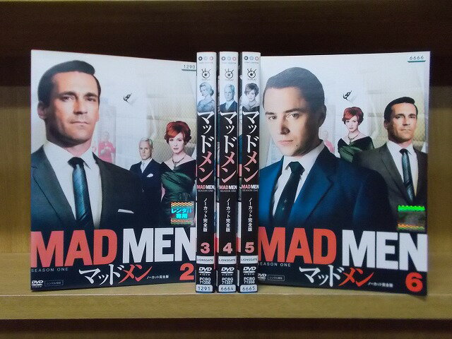 【中古】 DVD MADMEN マッドメン シーズン1　2〜6巻(1巻欠品) 5本セット ※ケース無 ...