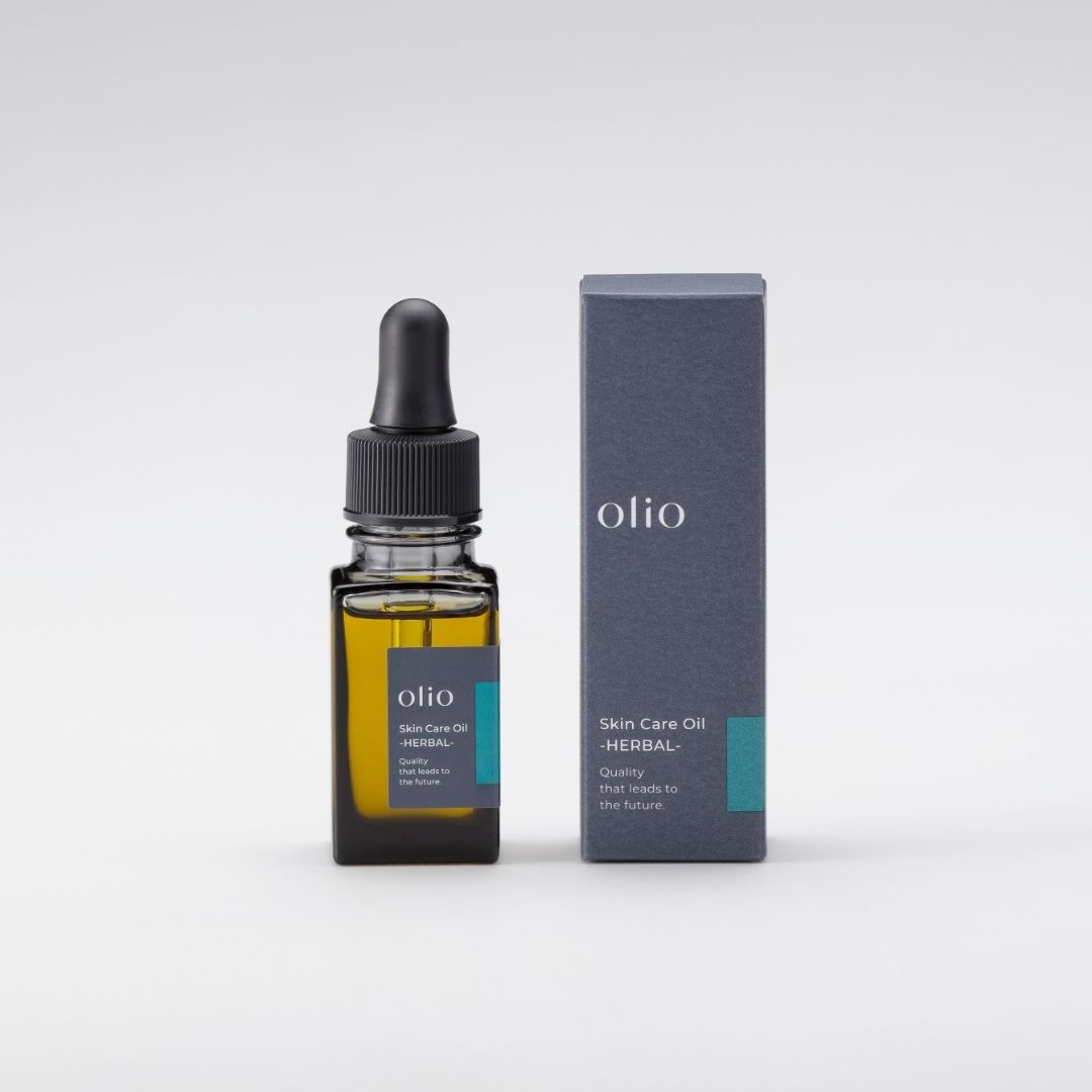 オリオ olio スキンケアオイル 15ml Skin Care Oil HERBAL フェイスオイル お茶の実 日本製 植物由来 合成香料不使用