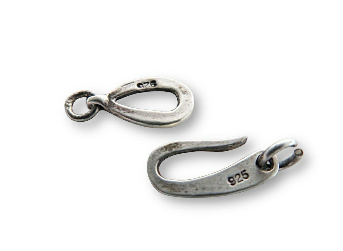 ハンドメイド 留め具 フック カン 丸環 2個セット インディアンジュエリー カスタムパーツ