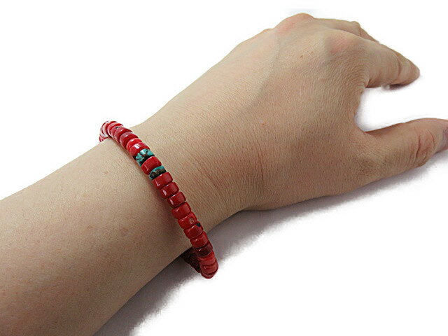 インディアンジュエリー ターコイズ ブレスレット コーラル トルコ石 シルバー925 ナバホ,INCA sale