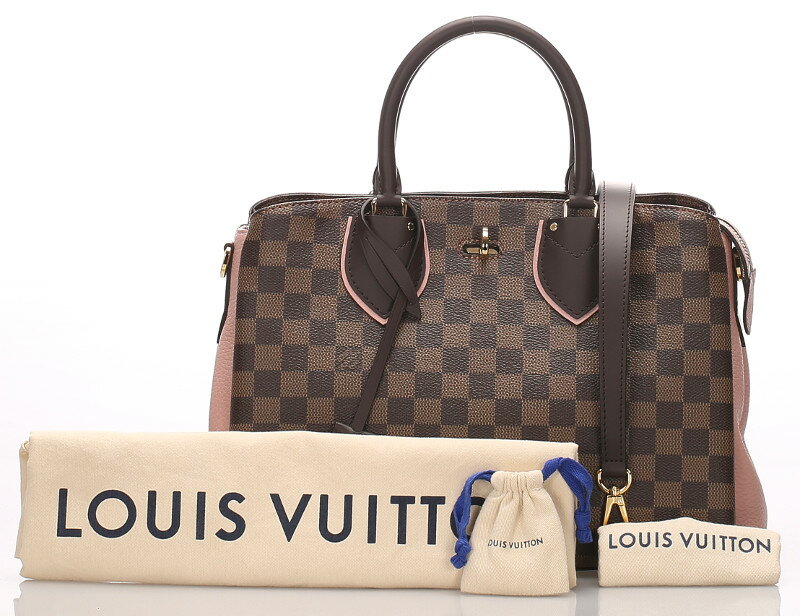 ルイヴィトン N41488 ダミエ・エベヌ ノルマンディー 2WAY　ショルダー バッグ PVCレザー ブラウン 茶 マグノリア LOUIS VUITTON 【中古】 楽ギフ あす楽