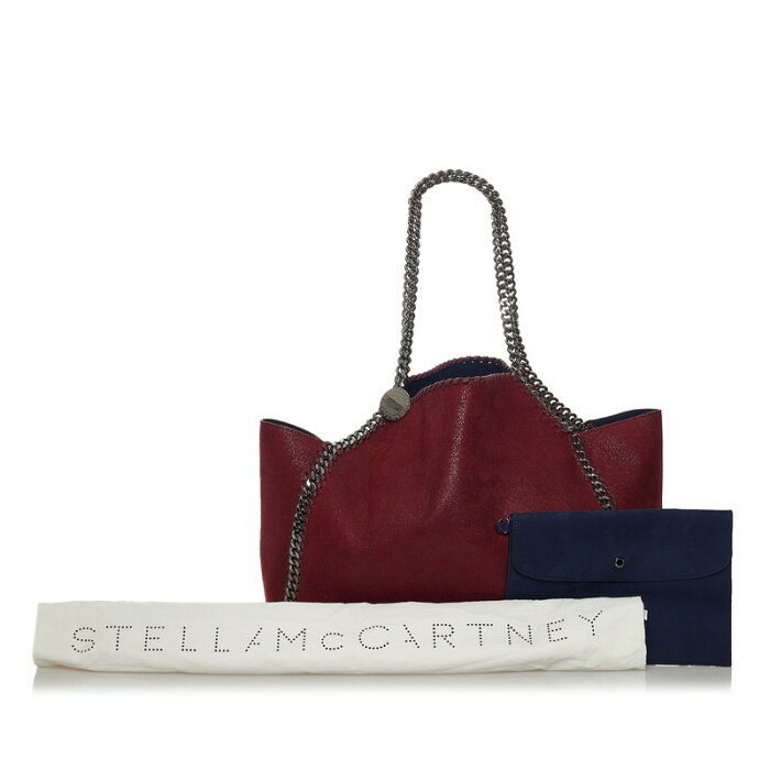 ステラマッカートニー ファラベラ チェーントートバッグ ショルダーバッグ ワインレッド ポリエステル レディース Stella McCartney 【中古】