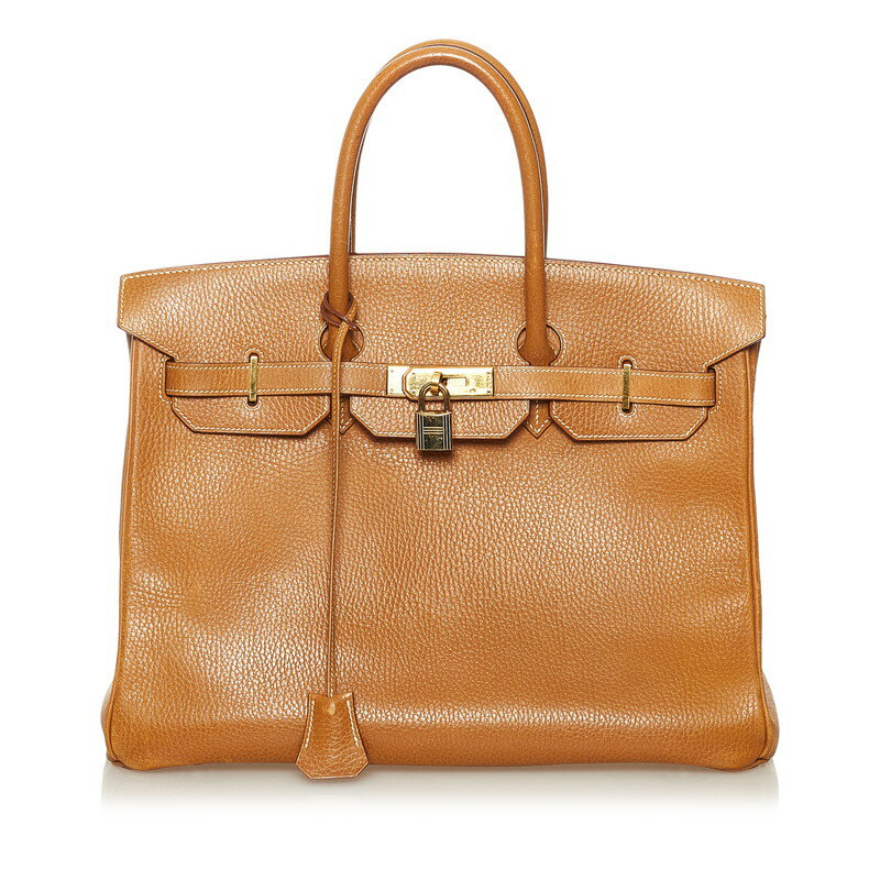 エルメス バーキン 35 ゴールド金具 ハンドバッグ ナチュラル アルデンヌ レディース HERMES 【中古】のサムネイル