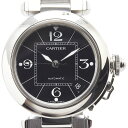 カルティエ パシャC デイト 腕時計 W31076M7 自動巻き(手巻付き) ブラック文字盤 ステン ...