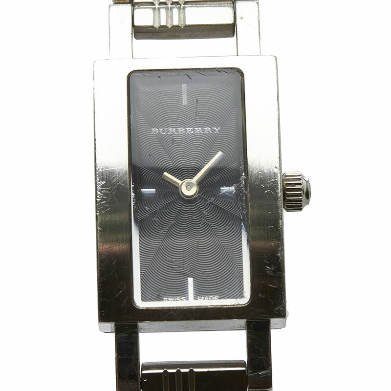 バーバリー 腕時計 BU4207 クオーツ ブラック文字盤 ステンレススチール レディース BURBERRY 【中古】