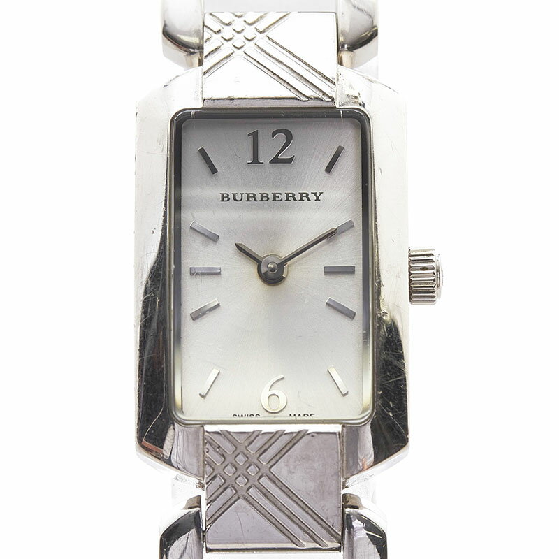 バーバリー 腕時計 BU4211 クオーツ シルバー文字盤 ステンレススチール レディース BURBERRY 【中古】
