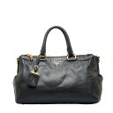 プラダ ハンドバッグ BN2324 ブラック レザー レディース PRADA 【中古】