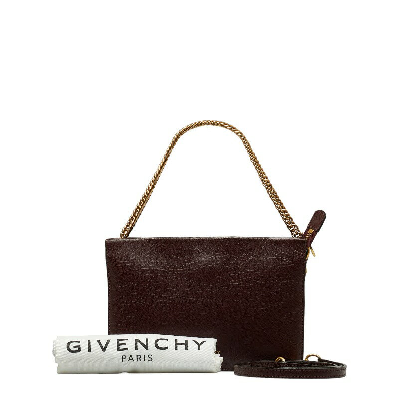 ジバンシー ハンドバッグ ショルダーバッグ 2WAY ブラウン レザー スウェード レディース Givenchy 【中古】