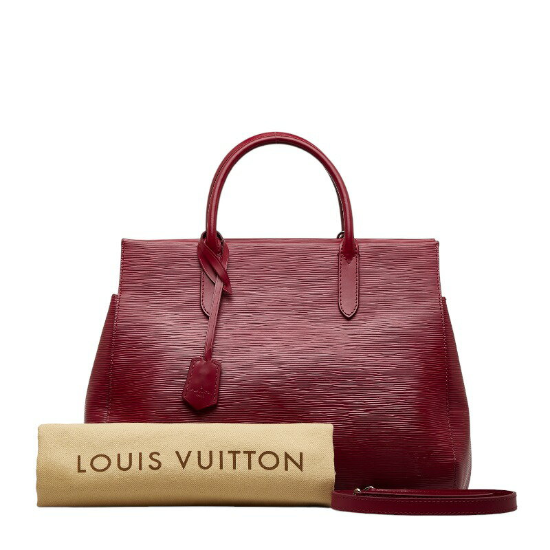 ルイ ヴィトン エピ マルリーMM ハンドバッグ ショルダーバッグ 2WAY M94615 フューシャ パープル レザー レディース LOUIS VUITTON 【中古】