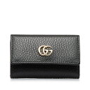 グッチ GGマーモント 6連 キーケース 456118 ブラック レザー レディース GUCCI 【中古】