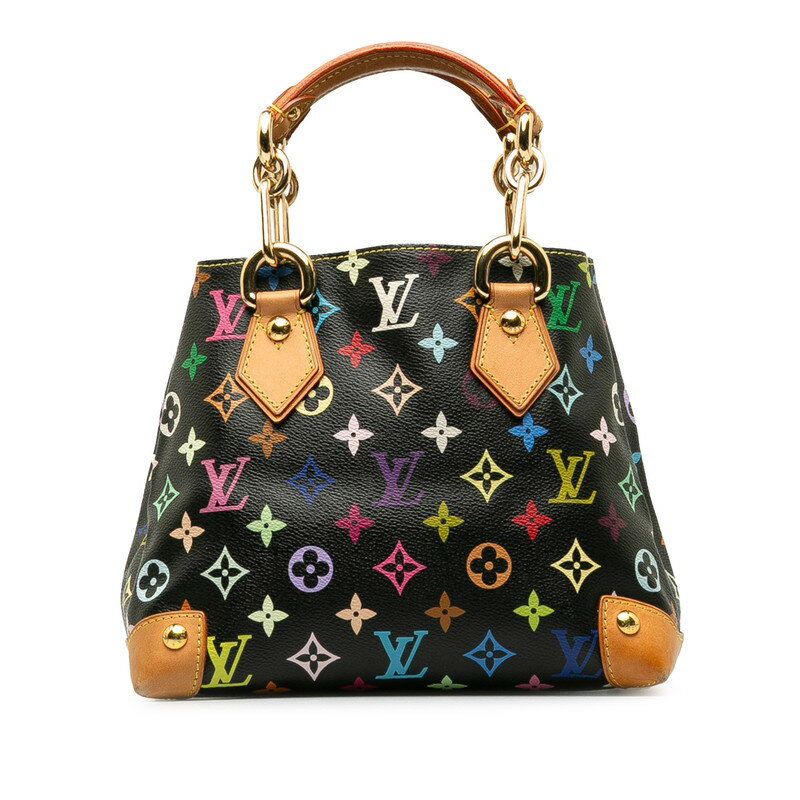 ルイ ヴィトン モノグラム マルチカラー オードラ ハンドバッグ M40048 ノワール ブラック PVC レザー レディース LOUIS VUITTON 【中古】