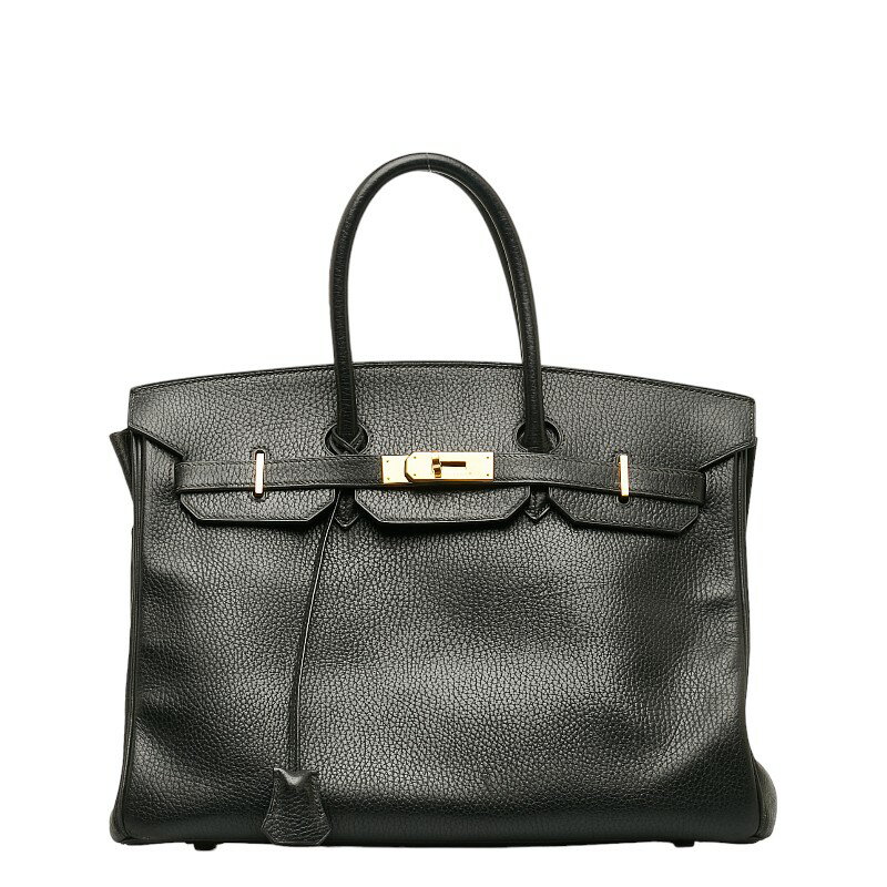 エルメス バーキン35 ゴールド金具 ハンドバッグ ブラック アルデンヌ レディース HERMES 【中古】のサムネイル