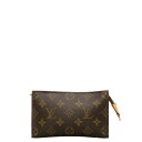 ルイ ヴィトン モノグラム バケットPM 付属ポーチ ポーチ ブラウン PVC レザー レディース LOUIS VUITTON 【中古】