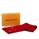 ルイ ヴィトン エシャルプ コンスタンス マフラー 400352 レッド ウール レディース LOUIS VUITTON 