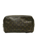 ルイ ヴィトン モノグラム トゥルーストワレット 28 セカンドバッグ クラッチバッグ M47522 ブラウン PVC レディース LOUIS VUITTON 【中古】