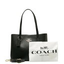 コーチ ミニ アベニュー キャリーオール ハンドバッグ ショルダーバッグ 2WAY F73227 ブラック レザー レディース COACH 【中古】