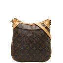 ルイ ヴィトン モノグラム オデオンPM 斜め掛け ショルダーバッグ M56390 ブラウン PVC レザー レディース LOUIS VUITTON 【中古】