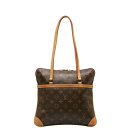 ルイ ヴィトン モノグラム クーサンGM ショルダーバッグ M51141 ブラウン PVC レザー レディース LOUIS VUITTON 【中古】