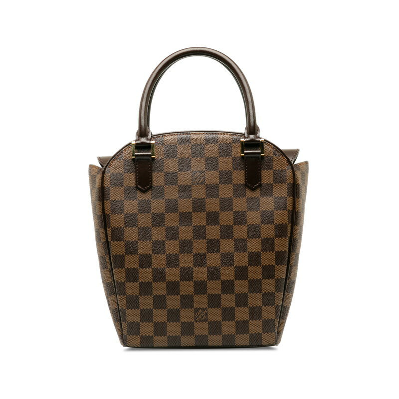 ルイ ヴィトン ダミエ サリア ソー ハンドバッグ N51284 ブラウン PVC レザー レディース LOUIS VUITTON 【中古】