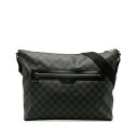 ルイ ヴィトン ダミエ グラフィット ミックMM 斜め掛け ショルダーバッグ N41106 ブラック PVC レザー メンズ LOUIS VUITTON 【中古】