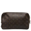 ルイ ヴィトン モノグラム トゥルーストワレット 28 セカンドバッグ クラッチバッグ M47522 ブラウン PVC レディース LOUIS VUITTON 【中古】