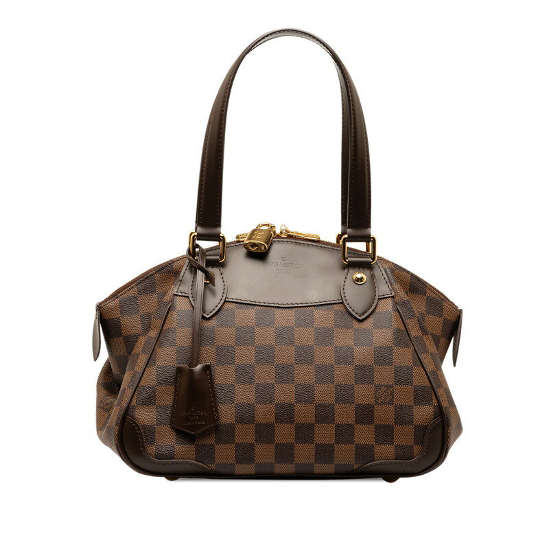 륤 ȥ ߥ PM ϥɥХå N41117 ٥ ֥饦 PVC 쥶 ǥ LOUIS VUITTON...