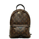 ルイ ヴィトン モノグラム パームスプリングスPM リュック バックパック M44871 ブラウン PVC レザー レディース LOUIS VUITTON 【中古】