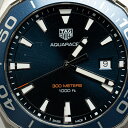 タグホイヤー アクアレーサー 腕時計 WAY101C.BA0746 クオーツ ネイビー文字盤 ステンレススチール メンズ TAG HEUER 【中古】