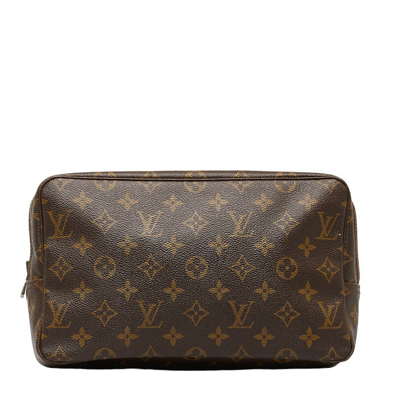 ルイ ヴィトン モノグラム トゥルーストワレット27 セカンドバッグ クラッチバッグ M47522 ブラウン PVC レディース LOUIS VUITTON 【中古】