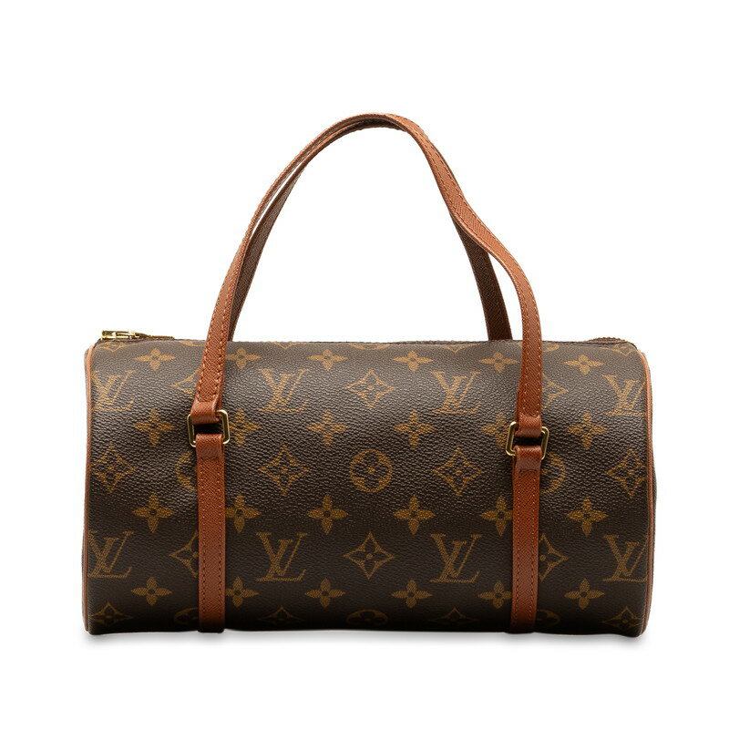 ルイ ヴィトン モノグラム パピヨン26(旧) ショルダーバッグ M51386 ブラウン PVC レザー レディース LOUIS VUITTON 【中古】