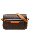 ルイ ヴィトン モノグラム サンジェルマン28 斜め掛け ショルダーバッグ M51207 ブラウン PVC レザー レディース LOUIS VUITTON 【中古】