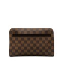 ルイ ヴィトン ダミエ サンルイ セカンドバッグ N51993 ブラウン PVC レザー レディース LOUIS VUITTON 【中古】