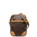 ルイ ヴィトン モノグラム ダヌーブ ショルダーバッグ M45266 ブラウン PVC レザー レディース LOUIS VUITTON 【中古】