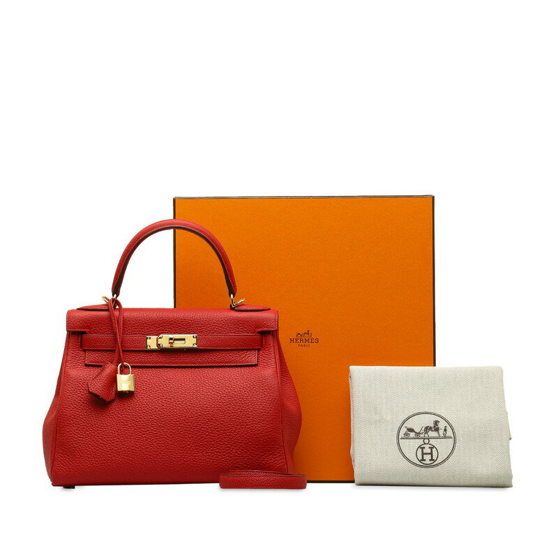 エルメス ケリー28 ハンドバッグ ショルダーバッグ 2WAY ローズテキサス トリヨンクレマンス レディース HERMES 【中古】のサムネイル