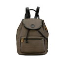 フェンディ ズッキーノ リュック バックパック グレージュ ブラック PVC レザー レディース FENDI 【中古】(4)
