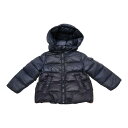 モンクレール ダウンジャケット キッズサイズ: 12/18 M G32-003 ネイビー ポリウレタン ダウンフェザー レディース MONCLER 【中古】