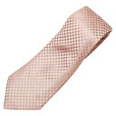 ルイ ヴィトン ダミエ クラヴァット プティ ネクタイ M74322 ローズクレール ピンク シルク レディース LOUIS VUITTON 【中古】