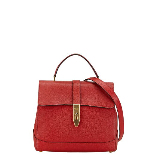 セリーヌ ハンドバッグ ショルダーバッグ 2WAY レッド レザー レディース CELINE 【中古】 セリーヌ ハンドバッグ ショルダーバッグ 2WAY レッド レザー レディース CELINE 【中古】