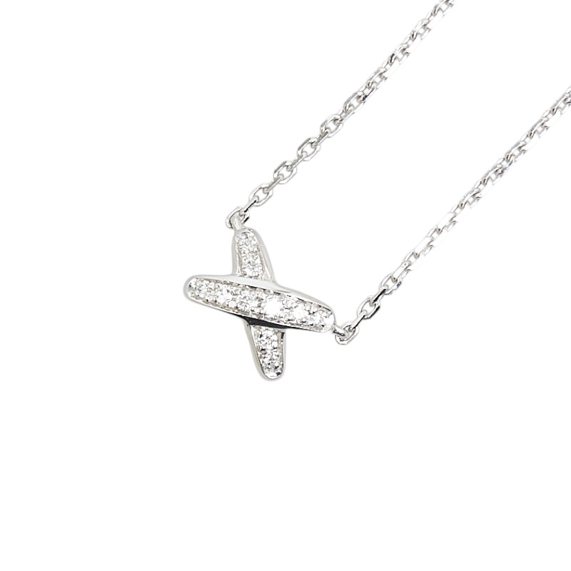 ショーメ リアン ドゥ ショーメ ミニ ダイヤ ネックレス シルバー K18WG ホワイトゴールド レディース Chaumet 【中古】のサムネイル