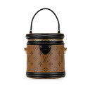 ルイ ヴィトン モノグラム リバース カンヌ バニティバッグ ハンドバッグ M43986 ブラウン PVC レザー レディース LOUIS VUITTON 【中...