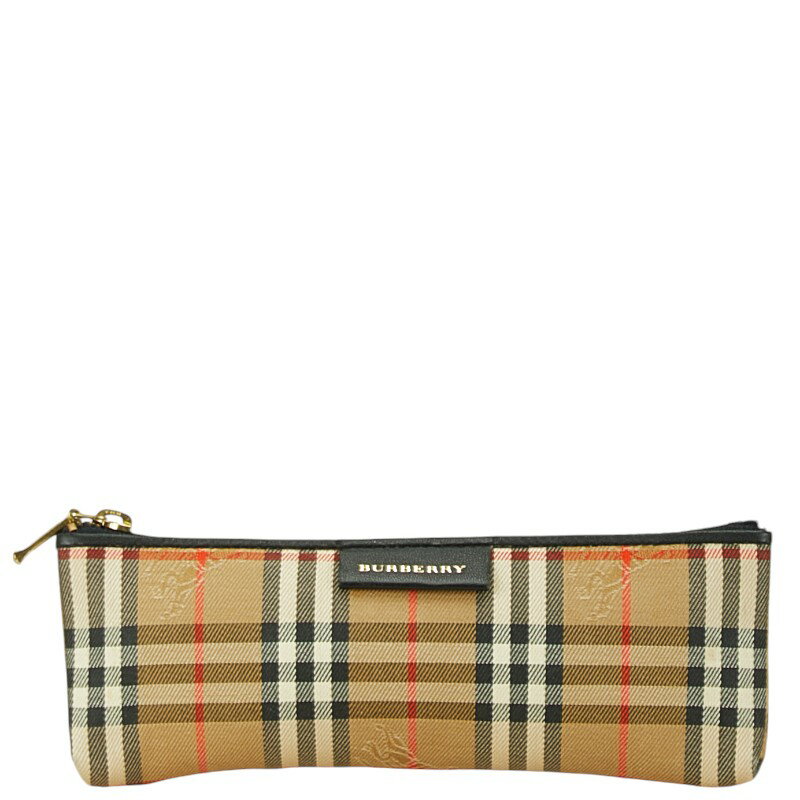 正規美品 バーバリー Burberry ペンケース チェック 箱 タグ 正規美品 バーバリー Burberry ペンケース チェック 箱 タグ