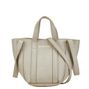 バレンシアガ エブリデイXS ノースサウス ショルダーバッグ ハンドバッグ 2WAY 672793 グレー レザー レディース BALENCIAGA 【中古】(4)