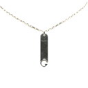グッチ プレート ネックレス SV925 シルバー メンズ GUCCI 【中古】