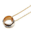 ダミアーニ ツイスター ネックレス ゴールド シルバー K18YG イエローゴールド レディース Damiani 【中古】