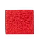 ボッテガヴェネタ 二つ折り財布 レッド レザー レディース BOTTEGAVENETA 【中古】