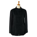 マークジェイコブス ピーコート サイズ:2 ブラック キャメル レディース MARC JACOBS 【中古】